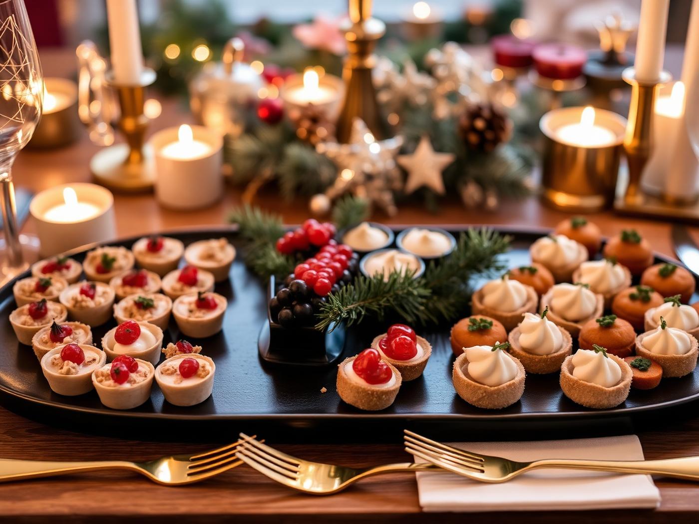 Feestelijke hapjesschotel